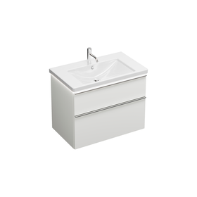 Plan de toilette en céramique avec meuble sous-vasque SEZA083 - burgbad