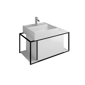 Vasque à poser en céramique avec meuble sous-vasque SFKE090 - burgbad